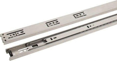 Sugatsune - 19-11/16" Slide Length, 20" Travel Length, Stainless Steel Ball Bearing Slide - 73 Lb Capacity at Full Extension - Caliber Tooling