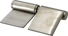 Sugatsune - 4" Long x 2-5/32" Wide x 15/32" Thick, Flag Hinge - Stainless Steel, Satin Finish - Caliber Tooling