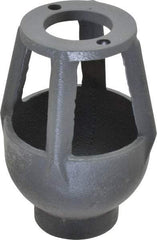 Watts - 3/4 to 1" Fit, 3-1/4" Diam, Air Gap Drain - 4-7/8" High, Cast Iron - Caliber Tooling