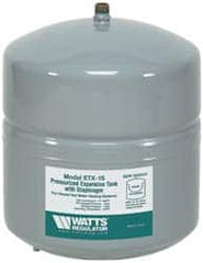 Watts - 2.5 Gallon Capacity, 4.5 Gallon Tank, 11 Inch Diameter, 14 Inch High, 1/2 Inch Port, Expansion Tank - Steel, Polymer Coating - Caliber Tooling