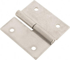 Made in USA - 2-1/2" Long x 2-1/2" Wide x 0.075" Thick, Slip Joint Hinge - Stainless Steel - Caliber Tooling