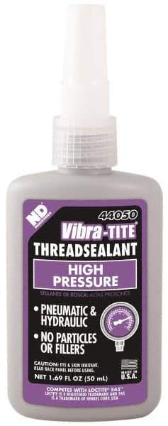 Vibra-Tite - 50 mL Bottle Purple Joint Sealant - -65 to 300°F Operating Temp, Series 440 - Caliber Tooling