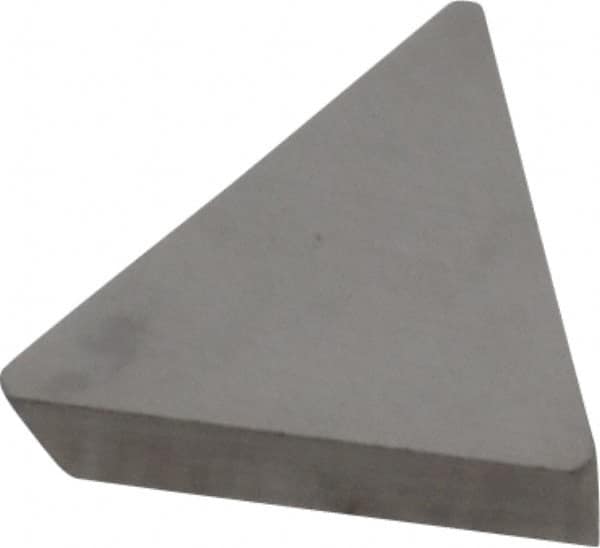 Interstate - TPEE731 Grade I55 Carbide Turning Insert - Uncoated, 60° Triangle, 7/32" Inscr Circle, 3/32" Thick, 1/64" Corner Radius - Caliber Tooling