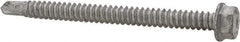 Buildex - 1/4", Hex Washer Head, Hex Drive, 3" Length Under Head, #3 Point, Self Drilling Screw - Steel - Caliber Tooling