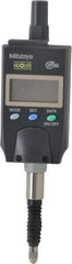 Mitutoyo - 0 to 12.7mm Range, 0.0005 & 0.000800" Graduation, Electronic Drop Indicator - Accurate to 0.0008", English & Metric System, LCD Display - Caliber Tooling