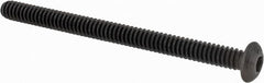 Value Collection - #10-24 UNC Hex Socket Drive, Button Screw - Alloy Steel, Black Oxide Finish, Fully Threaded, 2-1/2" Length Under Head - Caliber Tooling