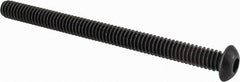 Value Collection - 1/4-20 UNC Hex Socket Drive, Button Screw - Alloy Steel, Black Oxide Finish, Fully Threaded, 3-1/4" Length Under Head - Caliber Tooling