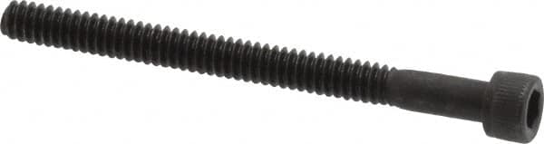 Value Collection - #4-40 UNC Hex Socket Drive, Socket Cap Screw - Alloy Steel, Black Oxide Finish, Partially Threaded, 1-3/8" Length Under Head - Caliber Tooling