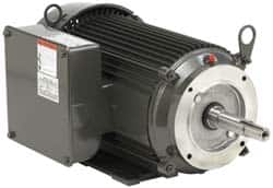 US Motors - 3/4 hp, TEFC Enclosure, Auto Thermal Protection, 1,725 RPM, 115/208-230 Volt, 60 Hz, Industrial Electric AC/DC Motor - Size 56 Frame, C-Face Mount, 1 Speed, Ball Bearings, 11.6/5.8-5.8 Full Load Amps, B Class Insulation, Reversible - Caliber Tooling