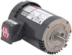 US Motors - 1 hp, Totally Enclosed Fan Cooled, No Thermal Protection, 1,140 RPM, 208-230/460 Volt, 60 Hz, Polyphase Motor - Size 56C Frame, C-Face Mount, 1 Speed, Ball Bearings, 3.7-3.8/1.9 Full Load Amps, B Class Insulation - Caliber Tooling