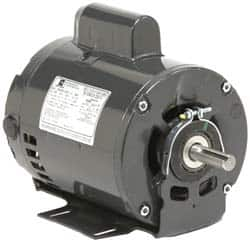 US Motors - 3/4 hp, ODP Enclosure, Auto Thermal Protection, 1,725 RPM, 115-208-230 Volt, 60 Hz, Industrial Electric AC/DC Motor - Size 56 Frame, Resilient Mount, 1 Speed, Ball Bearings, 11.3/5.5 Full Load Amps, B Class Insulation, Reversible - Caliber Tooling