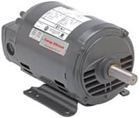 US Motors - 1 hp, ODP Enclosure, No Thermal Protection, 3,450 RPM, 208-230/460 Volt, 60 Hz, Three Phase Energy Efficient Motor - Size 56 Frame, Rigid Mount, 1 Speed, Ball Bearings, 2.8-2.9/1.4 Full Load Amps, B Class Insulation, Reversible - Caliber Tooling