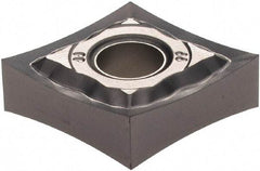 Iscar - CNGG430 PP Grade IC907 Carbide Turning Insert - TiAlN/TiN Finish, 80° Diamond, 1/2" Inscr Circle, 3/16" Thick, 0.0039" Corner Radius - Caliber Tooling