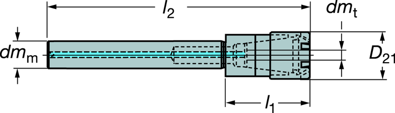 393141611150 CHUCK EXTENSION - Caliber Tooling