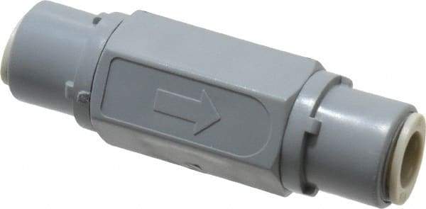 Specialty Mfr - 3/8" PVC Check Valve - Inline, Push To Connect x Push To Connect, 125 WOG - Caliber Tooling