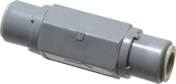 Specialty Mfr - 3/8" PVC Check Valve - Inline, Push To Connect x Push To Connect, 125 WOG - Caliber Tooling