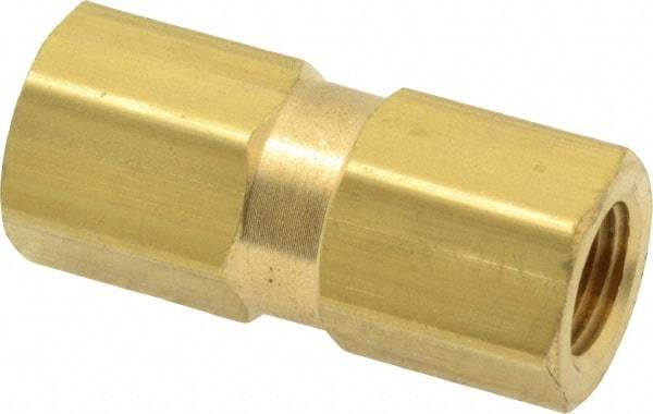 Specialty Mfr - 1/8" Brass Check Valve - Inline, FNPT x FNPT, 500 WOG - Caliber Tooling