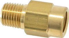 Specialty Mfr - 1/4" Brass Check Valve - Inline, FNPT x MNPT, 500 WOG - Caliber Tooling