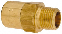 Specialty Mfr - 3/8" Brass Check Valve - Inline, FNPT x MNPT, 500 WOG - Caliber Tooling