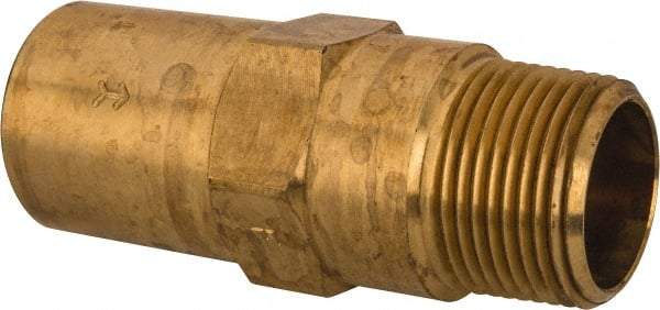 Specialty Mfr - 3/4" Brass Check Valve - Inline, FNPT x MNPT, 500 WOG - Caliber Tooling