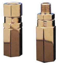 Specialty Mfr - 3/8" Brass Check Valve - Inline, MNPT x FNPT, 3,000 WOG - Caliber Tooling