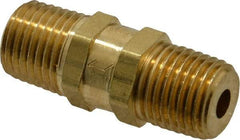 Specialty Mfr - 1/4" Brass Check Valve - Inline, MNPT x MNPT, 2,500 WOG - Caliber Tooling