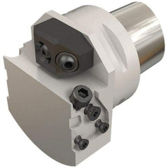 Iscar - 50mm Head Length, Modular Grooving Cutting Unit Head - System Size C6, Series CAMFIX - Caliber Tooling