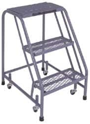 Cotterman - 30" 3 Step Ladder - 350 Lb Capacity, 30" Platform Height, 20" Base Width x 26" Depth, Grip Strut - Caliber Tooling