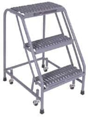 Cotterman - 40" 4 Step Ladder - 350 Lb Capacity, 40" Platform Height, 30" Base Width x 31" Depth, Grip Strut - Caliber Tooling