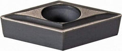 Kennametal - DCMT21.51 LF Grade K313 Carbide Turning Insert - Uncoated, 55° Diamond, 1/4" Inscr Circle, 3/32" Thick, 1/64" Corner Radius - Caliber Tooling