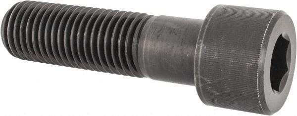 Value Collection - 1-3/8 - 6 UNC Hex Socket Drive, Socket Cap Screw - Alloy Steel, Black Oxide Finish, Partially Threaded, 5" Length Under Head - Caliber Tooling