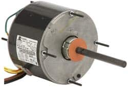 US Motors - 1/10 hp, TEAO Enclosure, Auto Thermal Protection, 825 RPM, 208-230 Volt, 60 Hz, Single Phase Permanent Split Capacitor (PSC) Motor - Size 48Y Frame, Stud/Band Mount, 1 Speed, Sleeve Bearings, 1 Full Load Amps, B Class Insulation, Reversible - Caliber Tooling