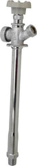 B&K Mueller - 1/2" Pipe, 10" Long Shank, Chrome Plated Brass Antisiphon Frostfree Sillcock - Handwheel Handle, Male & Solder End Connections, 125 psi WOG Rating - Caliber Tooling