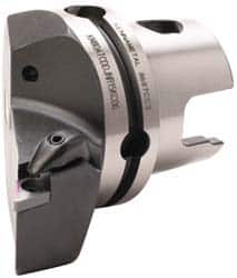 Kennametal - Right Hand Cut, Size KM80, DN.. Insert Compatiblity, External Modular Turning & Profiling Cutting Unit Head - 53mm Ctr to Cutting Edge, 70mm Head Length, Through Coolant, Series Kenclamp - Caliber Tooling