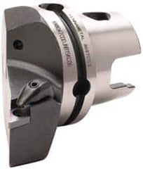 Kennametal - Left Hand Cut, Size KM80, DN.. Insert Compatiblity, External Modular Turning & Profiling Cutting Unit Head - 53mm Ctr to Cutting Edge, 70mm Head Length, Through Coolant, Series Kenclamp - Caliber Tooling