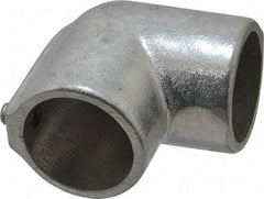 Hollaender - 1-1/4" Pipe, 90° Elbow, Aluminum Alloy Elbow Pipe Rail Fitting - Bright Finish - Caliber Tooling