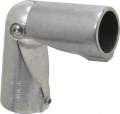 Hollaender - 1-1/4" Pipe, Adjustable Elbow, Aluminum Alloy Elbow Pipe Rail Fitting - Bright Finish - Caliber Tooling