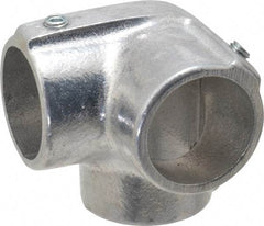 Hollaender - 1-1/4" Pipe, Side Outlet Elbow, Aluminum Alloy Elbow Pipe Rail Fitting - Bright Finish - Caliber Tooling