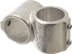 Hollaender - 1-1/4" Pipe, Short Barrel Crossover, Aluminum Alloy Cross Pipe Rail Fitting - Bright Finish - Caliber Tooling