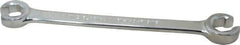 Blackhawk by Proto - 1/2 x 9/16", Full Polish, Open End Flare Nut Wrench - 6 Points, 7-1/2" OAL, Steel, Double End Head - Caliber Tooling