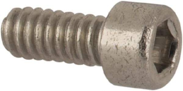 Value Collection - #1-64 UNC Hex Socket Drive, Socket Cap Screw - Grade 18-8 & Austenitic A2 Stainless Steel, Fully Threaded, 3/16" Length Under Head - Caliber Tooling