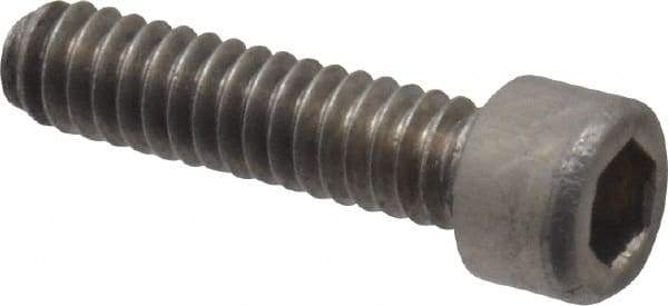 Value Collection - #1-64 UNC Hex Socket Drive, Socket Cap Screw - Grade 18-8 & Austenitic A2 Stainless Steel, Fully Threaded, 5/16" Length Under Head - Caliber Tooling