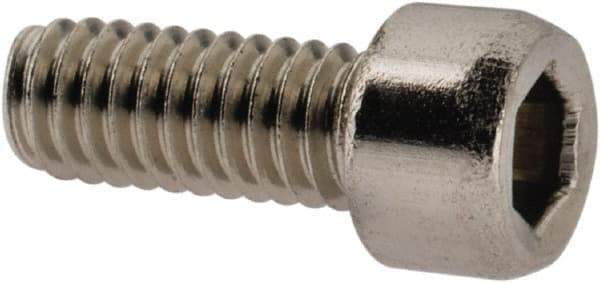 Value Collection - #3-56 UNF Hex Socket Drive, Socket Cap Screw - Grade 18-8 & Austenitic A2 Stainless Steel, Fully Threaded, 1/4" Length Under Head - Caliber Tooling