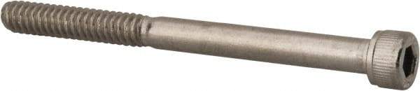 Value Collection - #10-24 UNC Hex Socket Drive, Socket Cap Screw - Grade 18-8 & Austenitic A2 Stainless Steel, Partially Threaded, 2-1/4" Length Under Head - Caliber Tooling