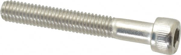 Value Collection - #10-32 UNF Hex Socket Drive, Socket Cap Screw - Grade 18-8 & Austenitic A2 Stainless Steel, Partially Threaded, 1-3/8" Length Under Head - Caliber Tooling