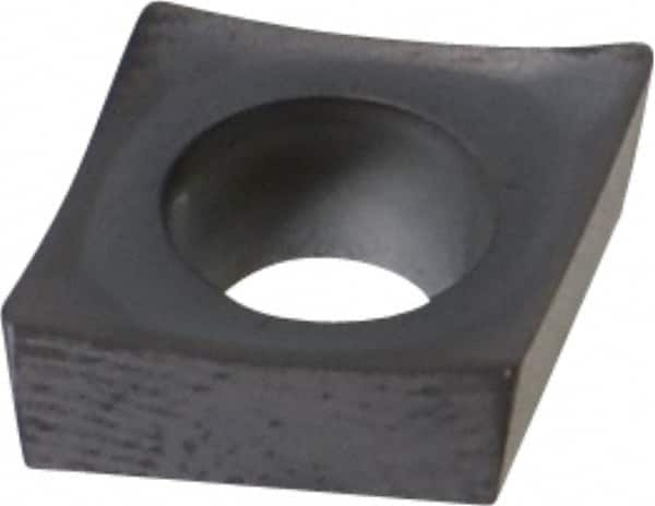 Kennametal - CCGT32.51 HP Grade KC5010 Carbide Turning Insert - TiAlN Finish, 80° Diamond, 3/8" Inscr Circle, 5/32" Thick, 1/64" Corner Radius - Caliber Tooling