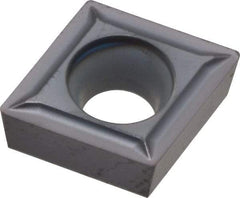 Kennametal - CCGT32.51 LF Grade KC5010 Carbide Turning Insert - TiAlN Finish, 80° Diamond, 3/8" Inscr Circle, 5/32" Thick, 1/64" Corner Radius - Caliber Tooling