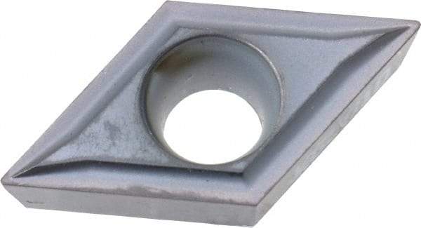 Kennametal - DCMT32.50.5 LF Grade KC5010 Carbide Turning Insert - TiAlN Finish, 55° Diamond, 3/8" Inscr Circle, 5/32" Thick, 0.0079" Corner Radius - Caliber Tooling