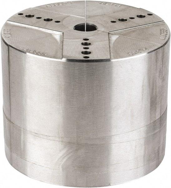 Abbott Workholding Products - 4" & Up Chuck Capacity, Northfield Attachment, Round Soft Lathe Chuck Jaw - 3 Jaws, Aluminum, 3.92" Wide x 3" High - Caliber Tooling