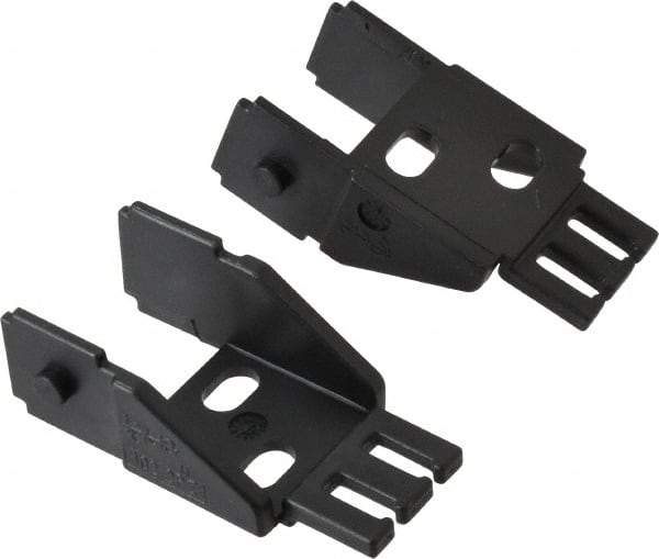 Igus - 1.42 Inch Outside Width x 0.94 Inch Outside Height, Cable and Hose Carrier Steel Zipper Mounting Bracket Set - 1-1/2 Inch Bend Radius, 0.98 Inch Inside Width x 0.67 Inch Inside Height - Caliber Tooling